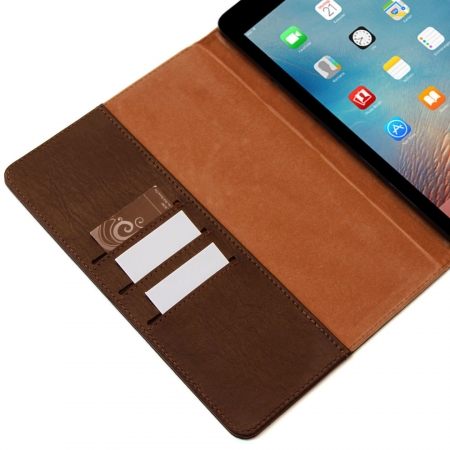 Bao da iPad Pro12.9 - có khe card - mặt trước không nếp gập (da tổng hợp)